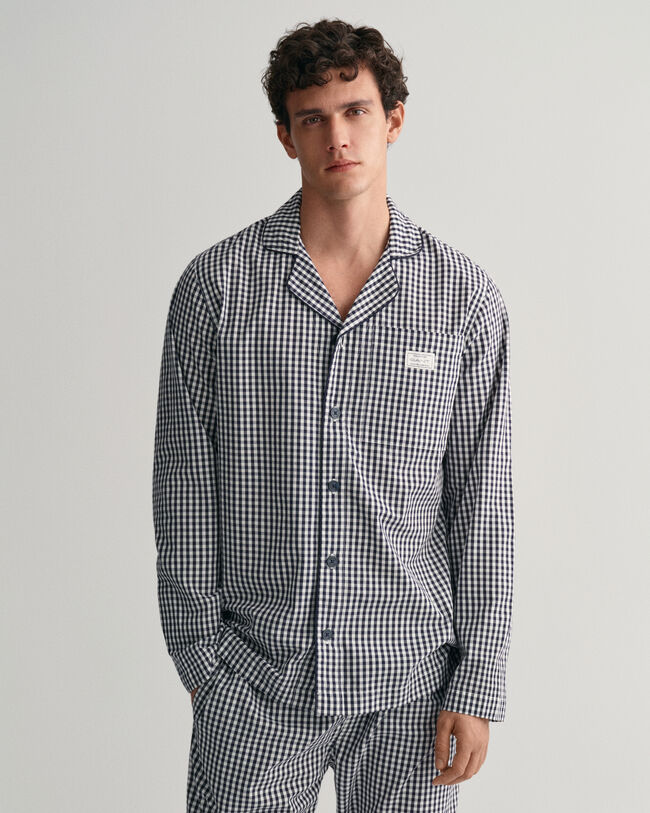 Gingham Checked Pajama Set