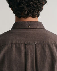 Regular Fit flanellen hemd met visgraatmotief