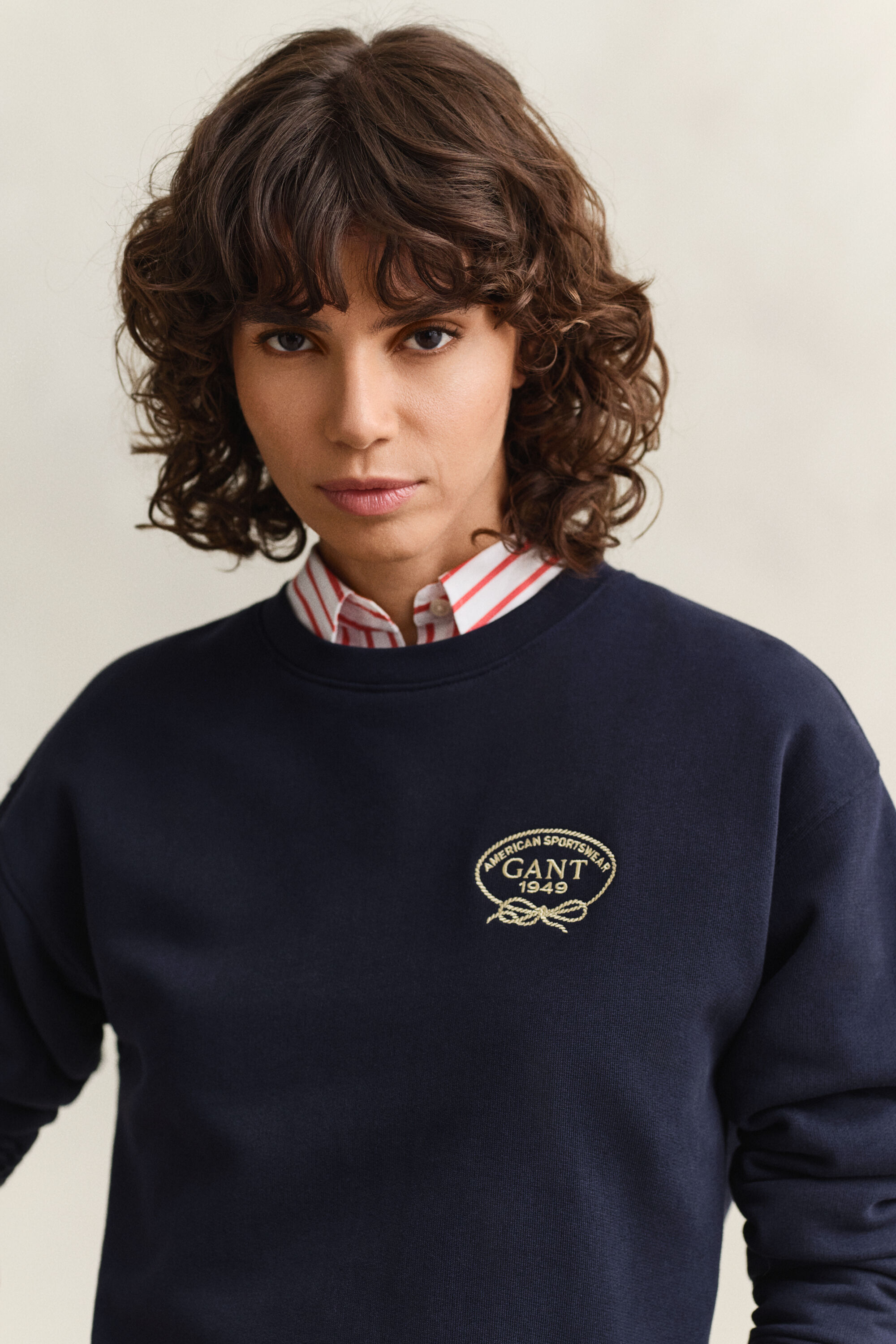 Sweat-shirt logo cordage