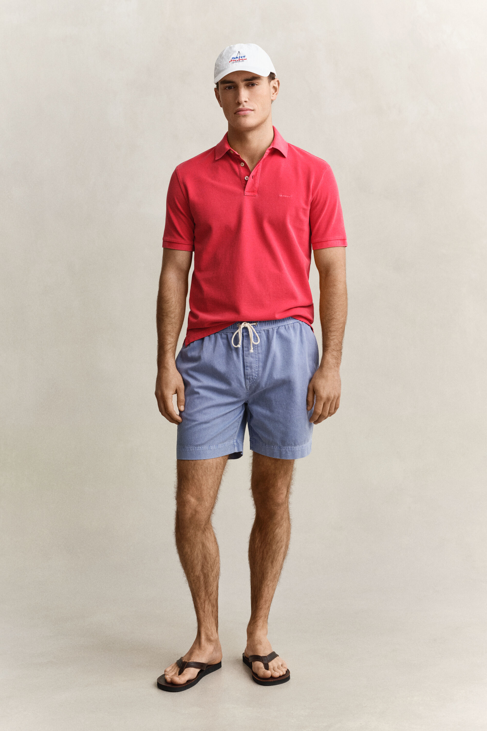 Zonverbleekt poloshirt