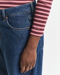 T-shirt à manches longues avec rayures et bords-côtes