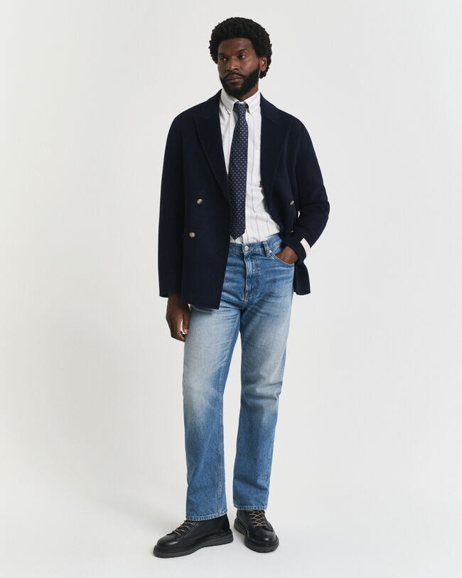 Regular Fit klassiek Oxford-hemd met strepen