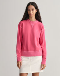 Sunfaded sweatshirt met ronde hals