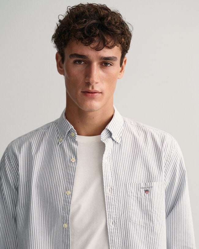 Regular Fit Banker Oxford-hemd