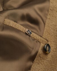 Double-breasted wollen jas