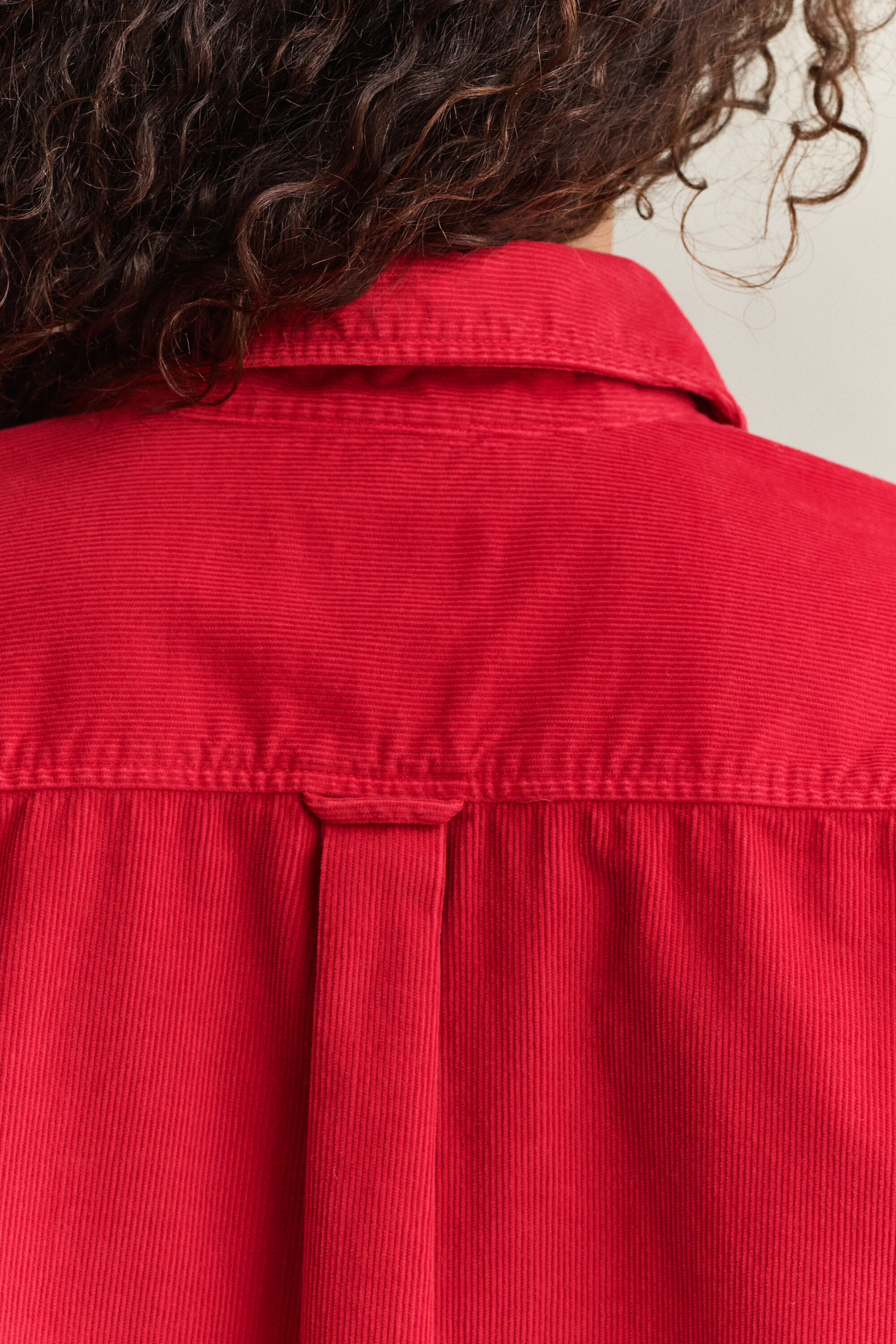 Relaxed corduroy hemd