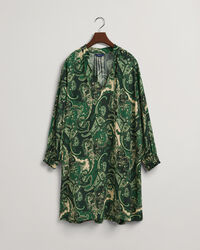 Robe &agrave; col droit Paisley