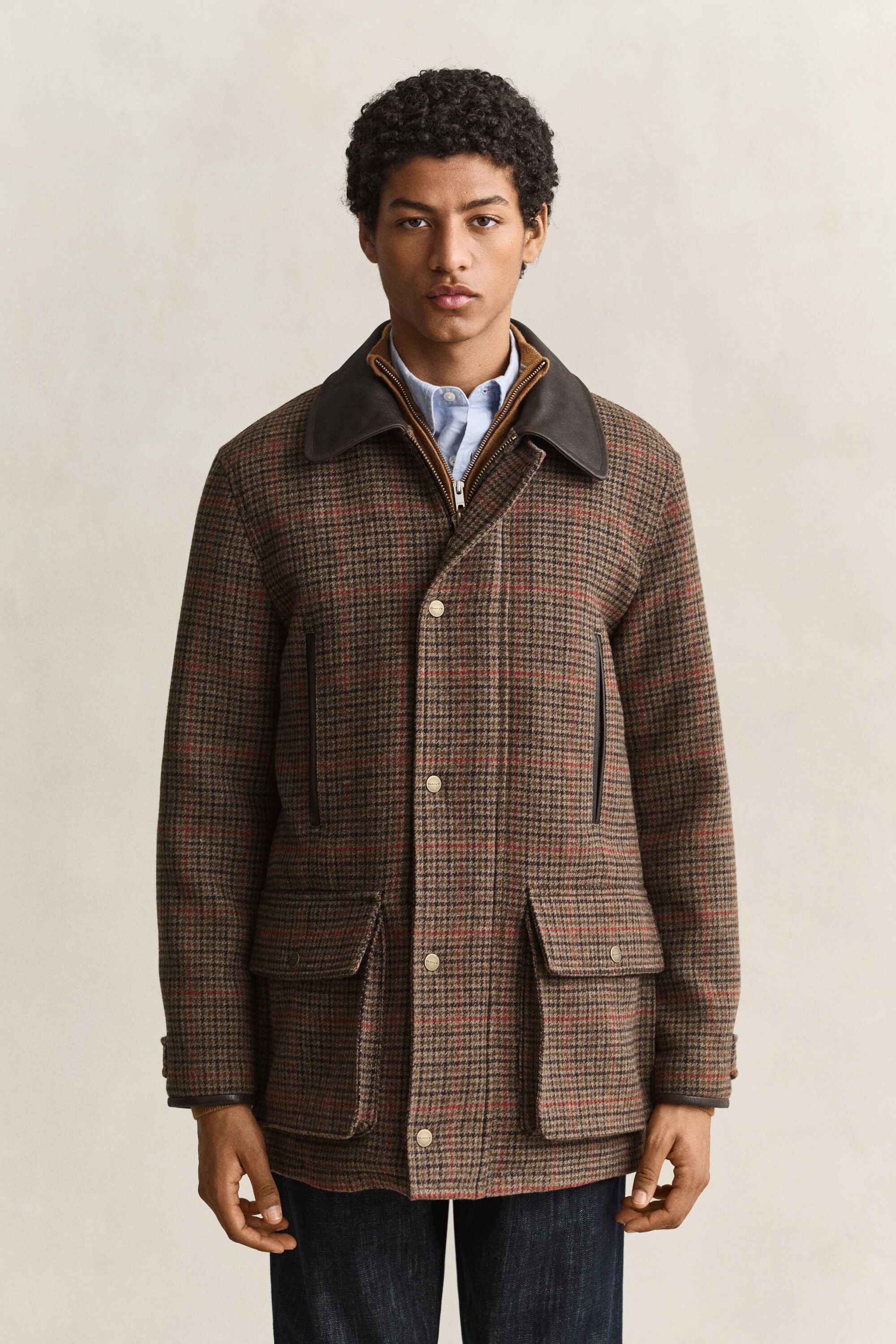 Decker-jack van Britse tweed