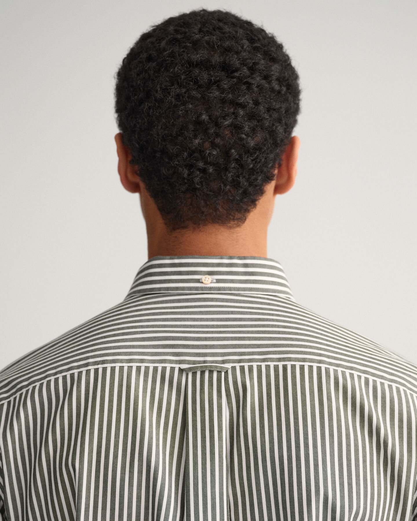 Chemise regular fit en popeline de coton &agrave; rayures