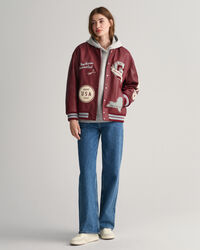 Leren GANT Varsity Jacket