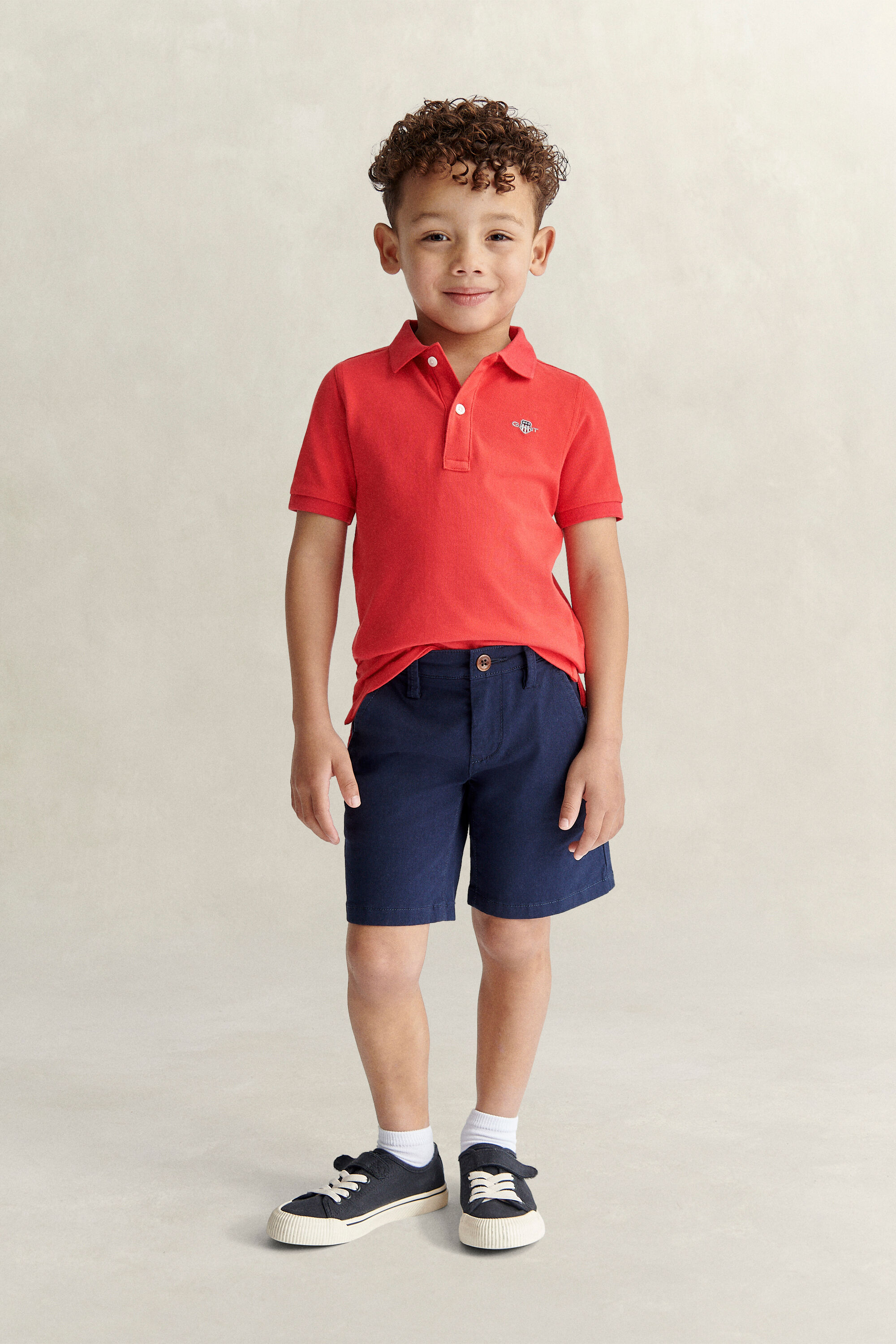 Polo en coton piqué Shield Enfant