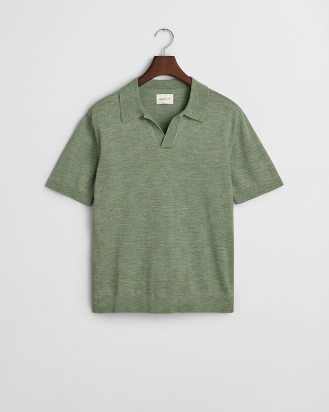 Sunfaded polotrui met korte mouwen