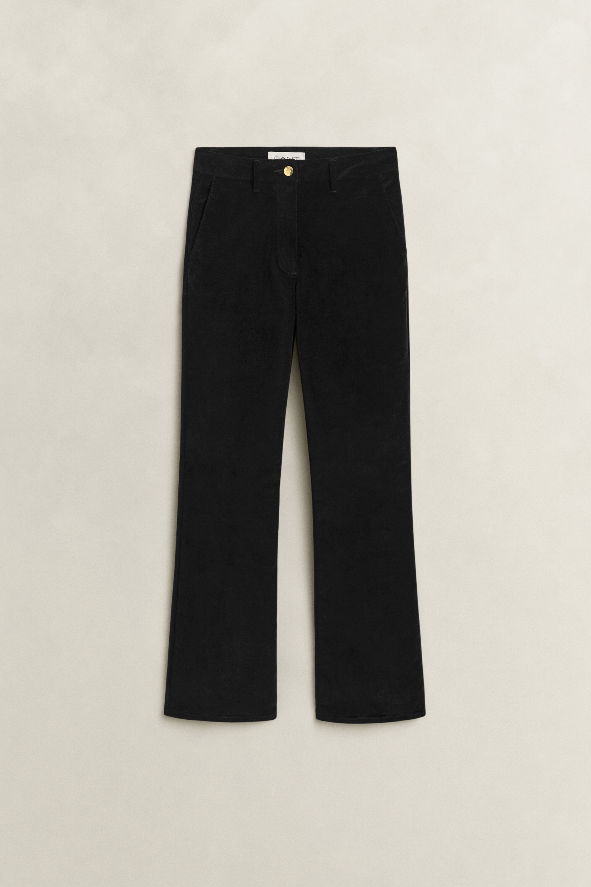 Pantalon évasé en velours
