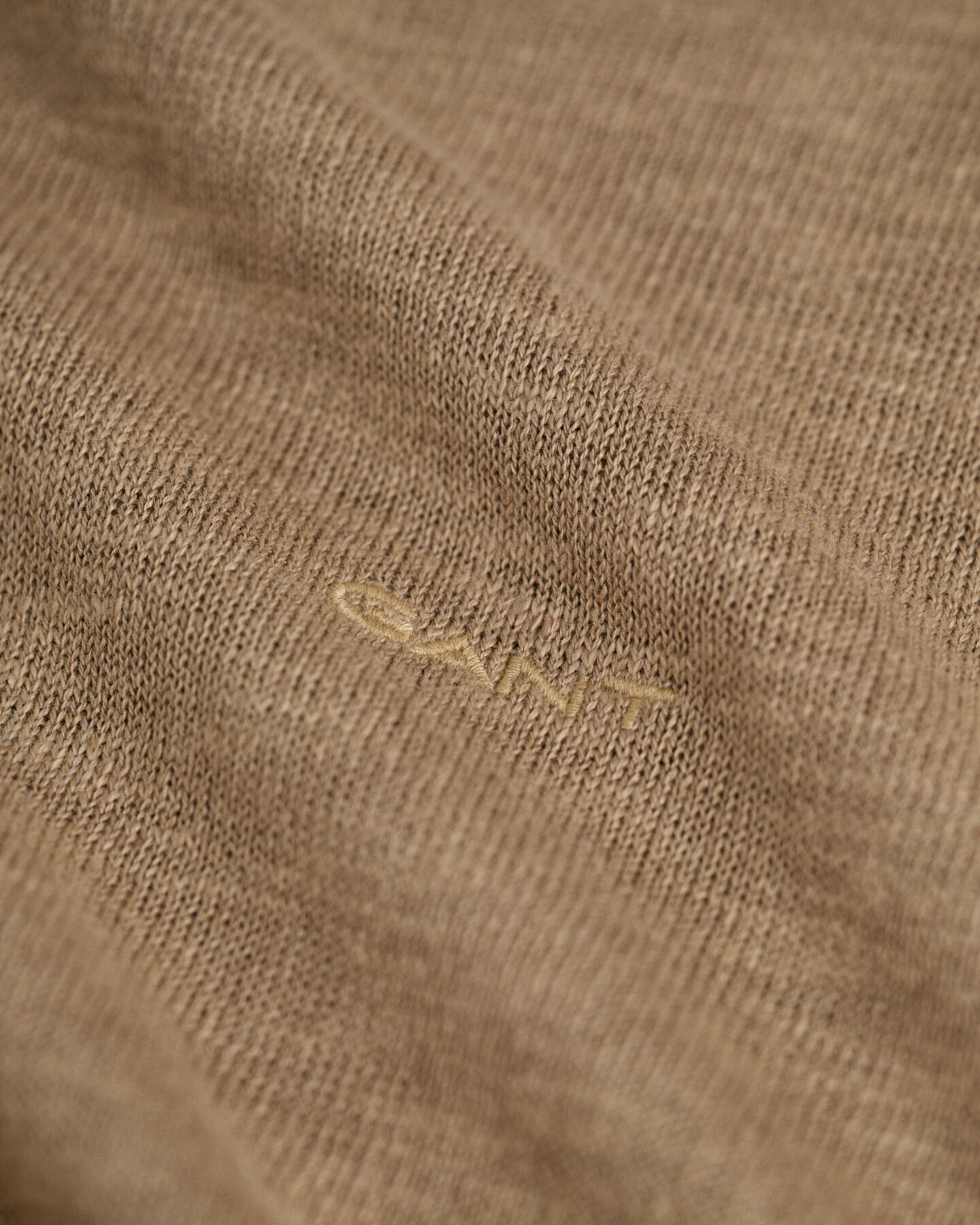 T-shirt en maille de coton et lin