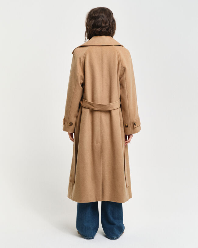 Trench-coat en laine