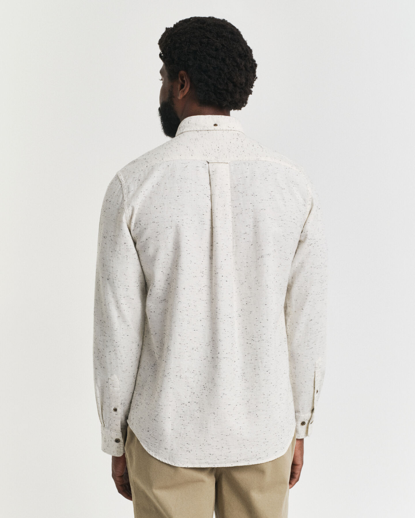 Chemise coupe regular en flanelle mouchetée