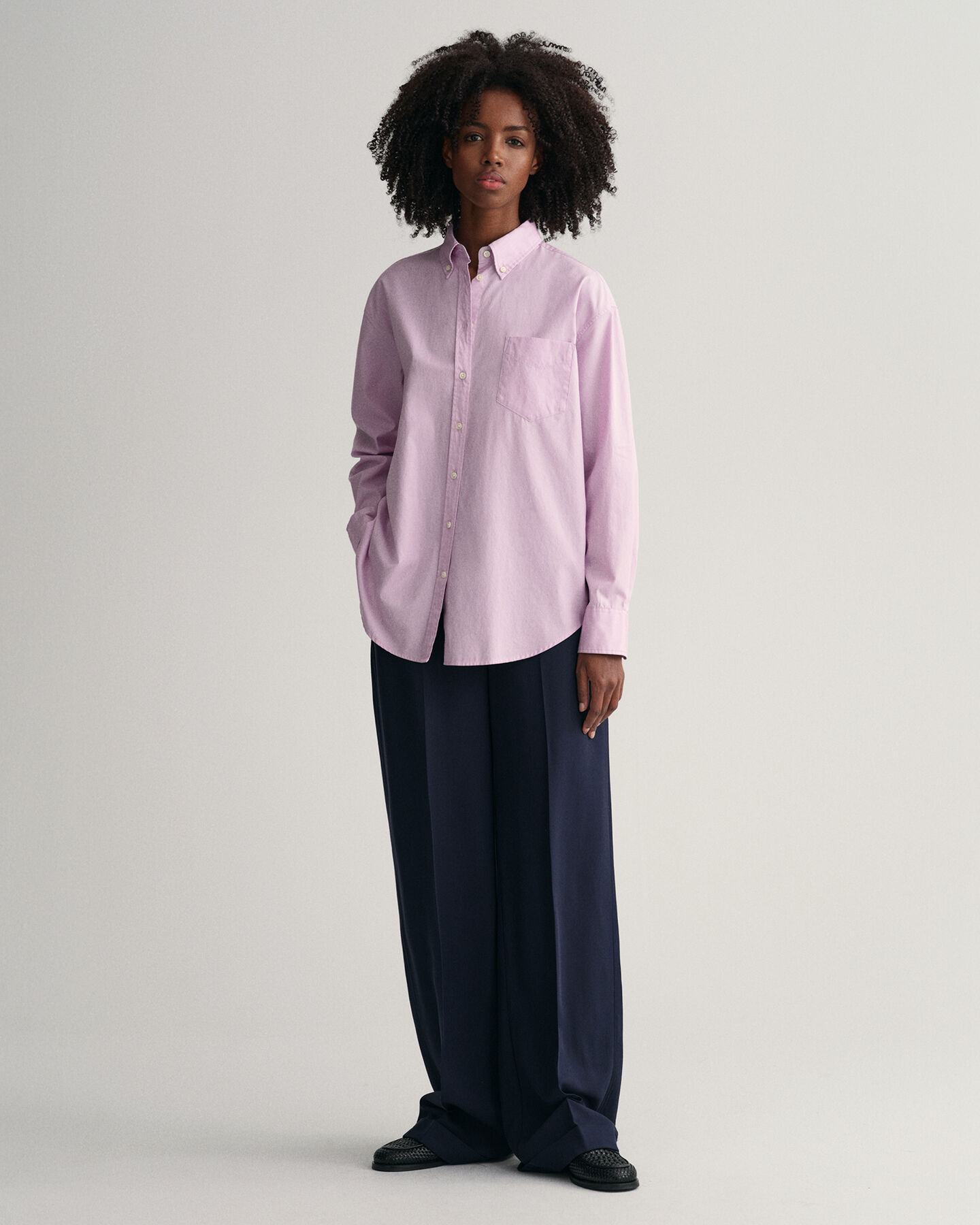 Relaxed Fit poplin overhemd