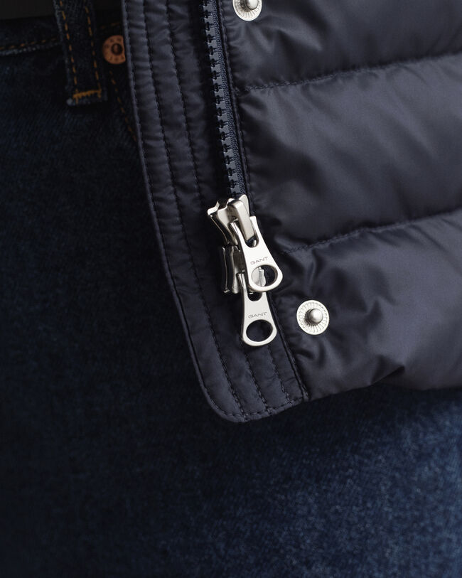 Doudoune sans manches légère en duvet