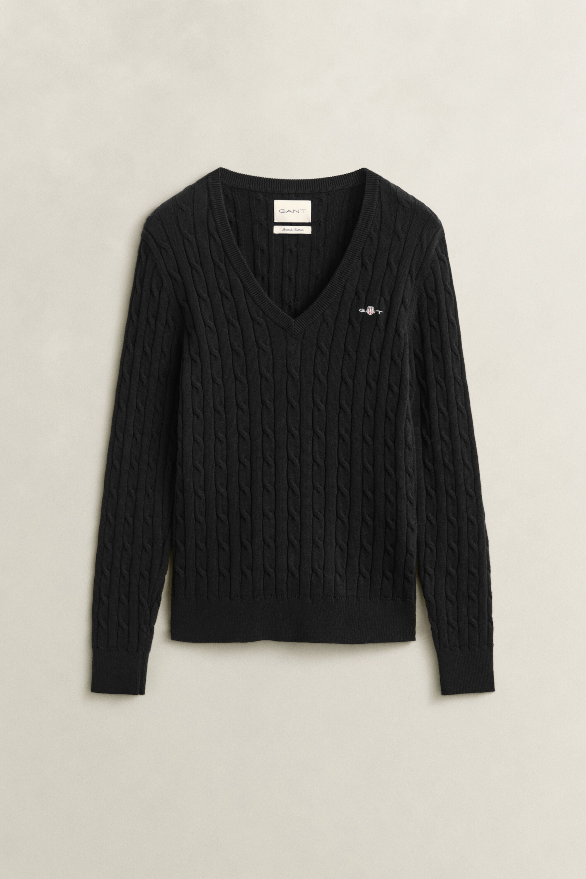 Pull en maille torsadée classique
