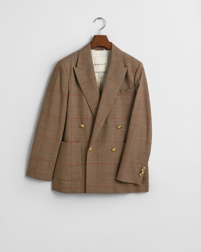 Regular Fit Club blazer met ruiten