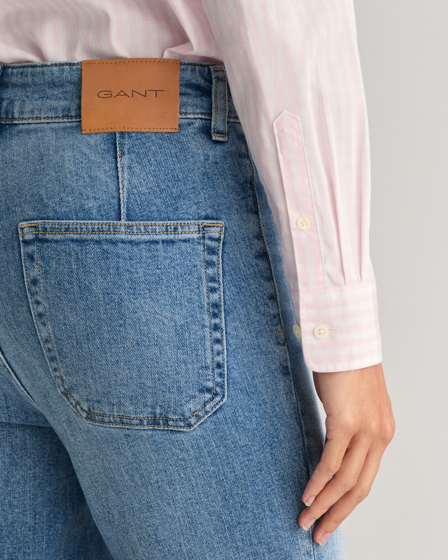 Chemise regular fit en popeline à carreaux vichy