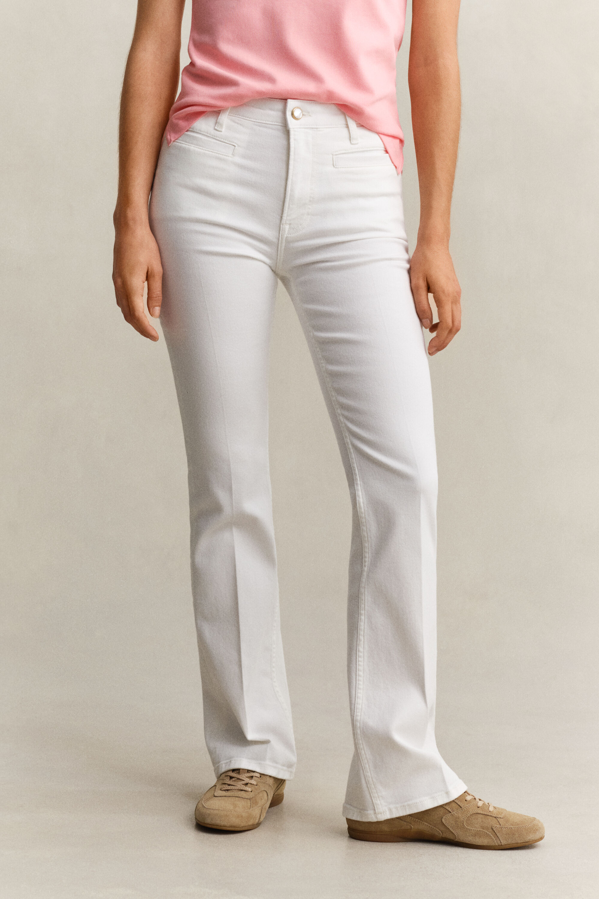 Jean évasé avec monogramme