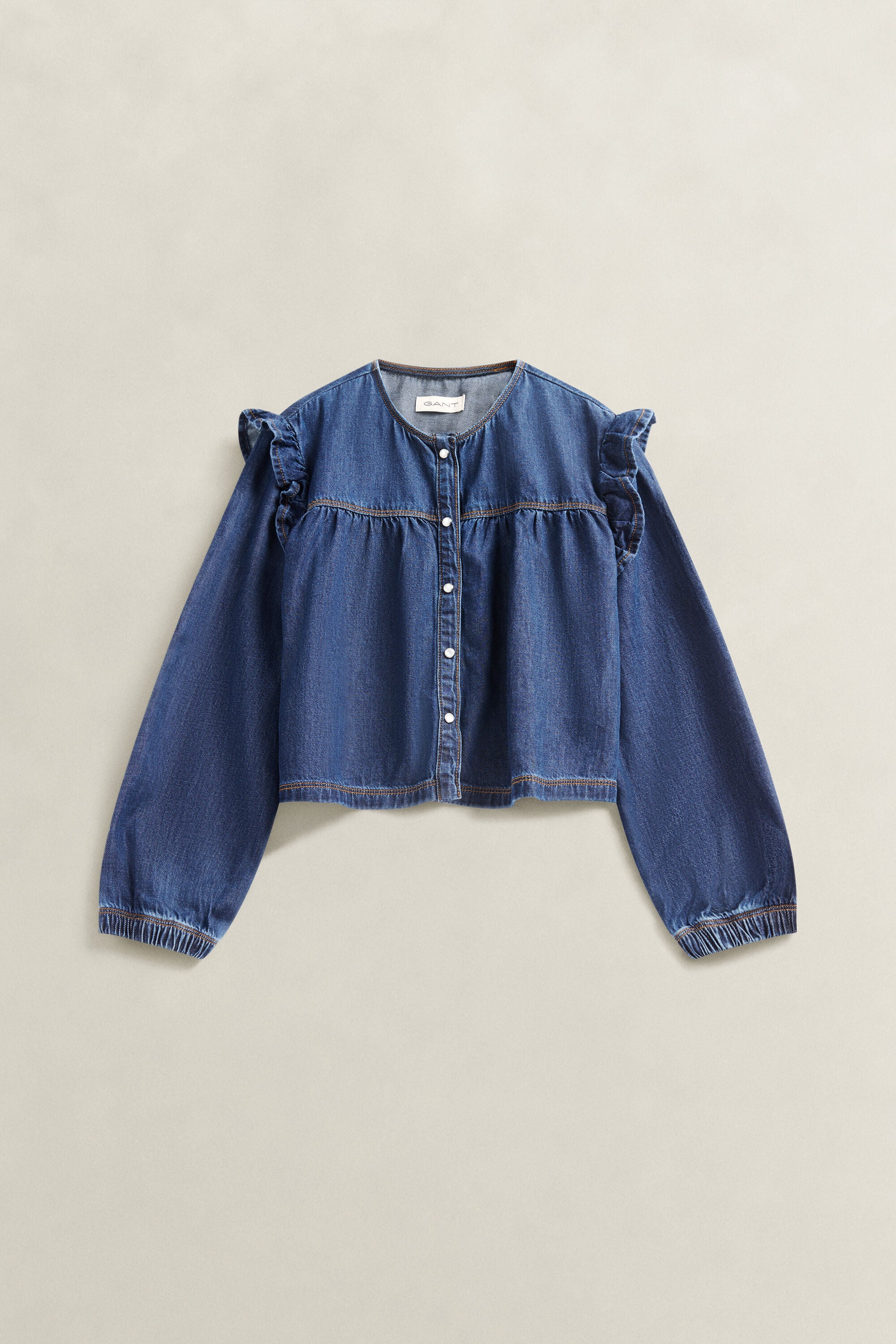 Denim overhemd voor tienermeisjes
