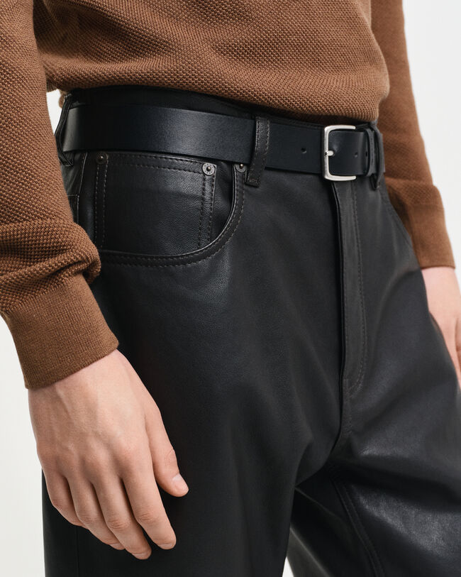 5-pocket leren jeans
