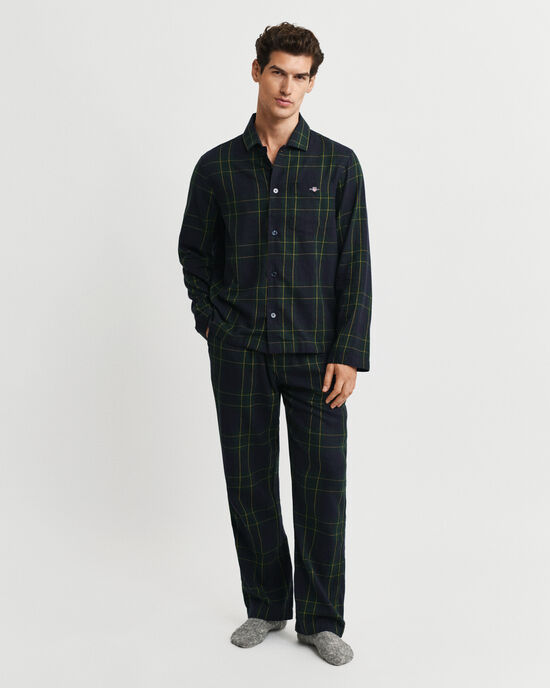 Cadeauset met geruite flanellen pyjama