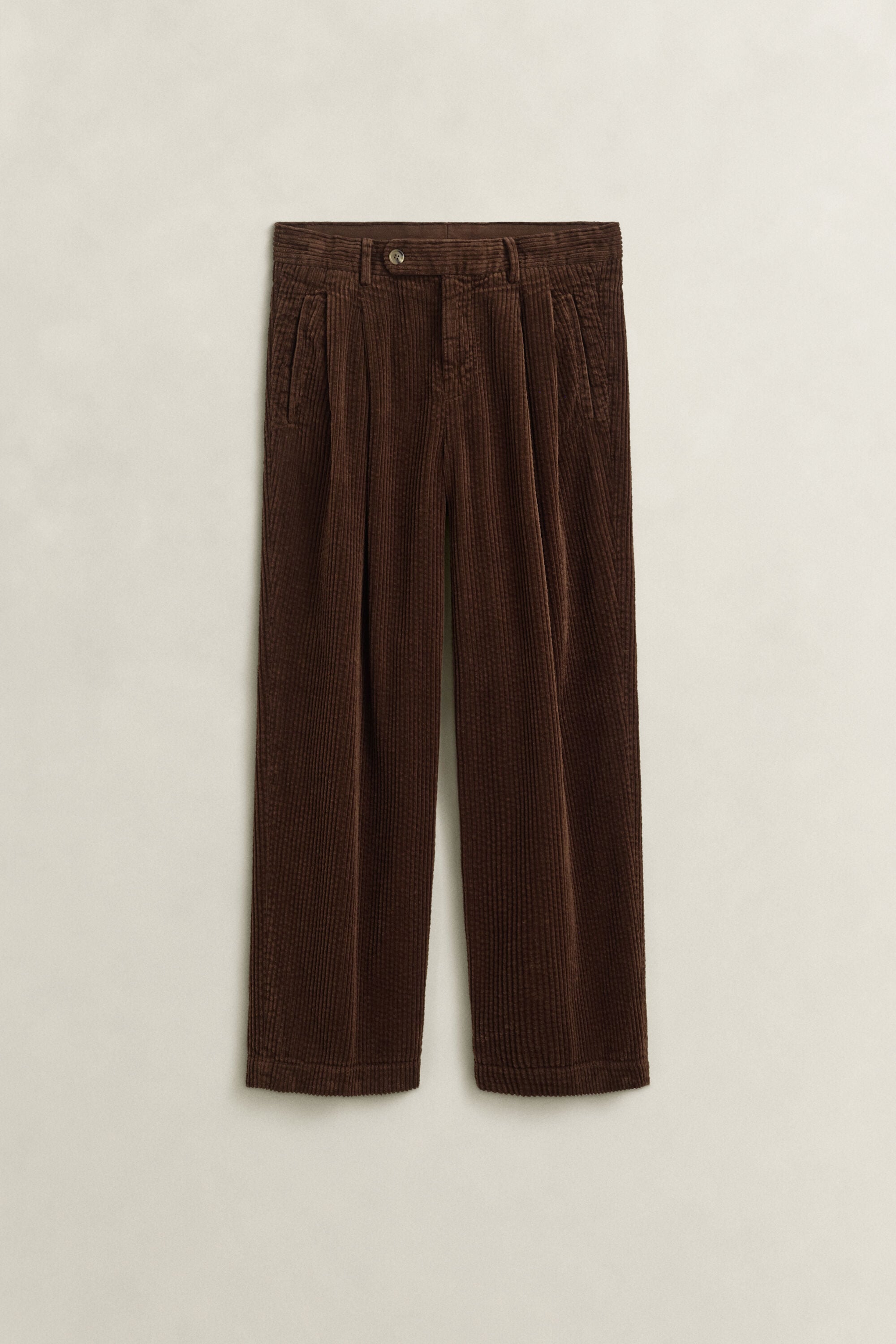 Pantalon chino en velours côtelé