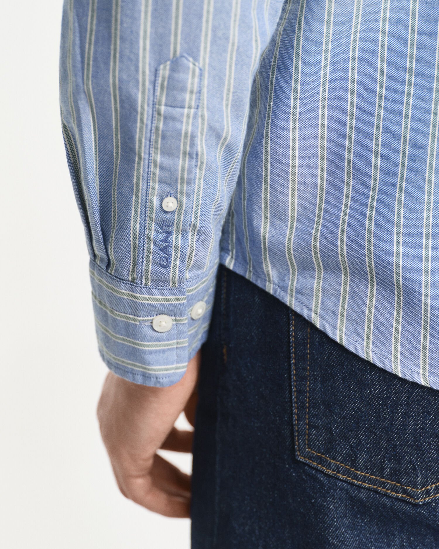 Regular Fit gestreept Archive Oxford-overhemd