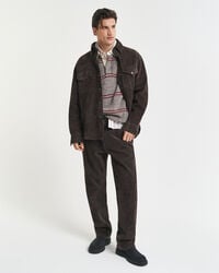 Gestreepte polotrui van wolmix