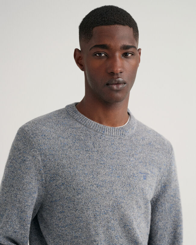 Pull ras du cou chin&eacute; Neps