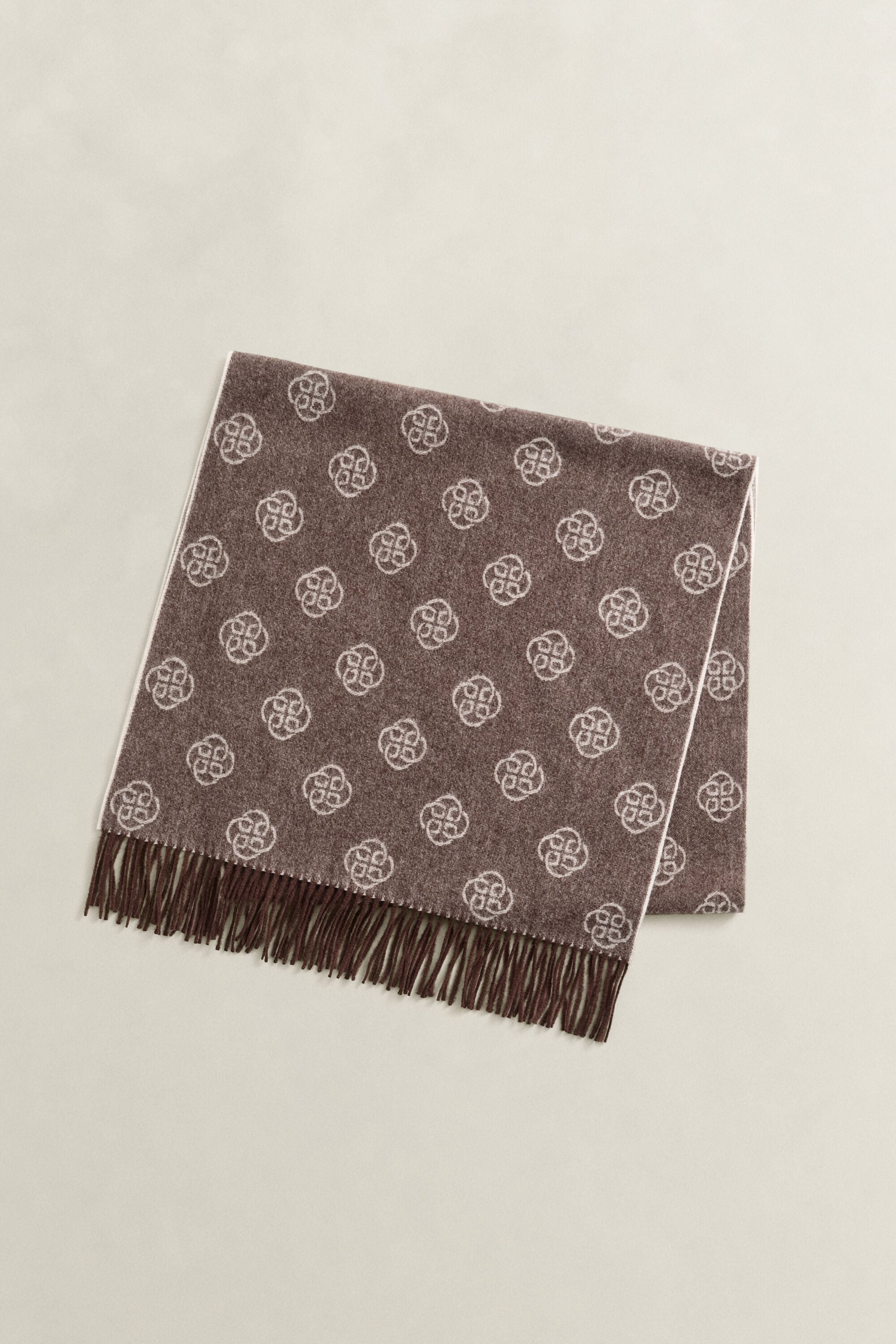 Monogram wollen sjaal