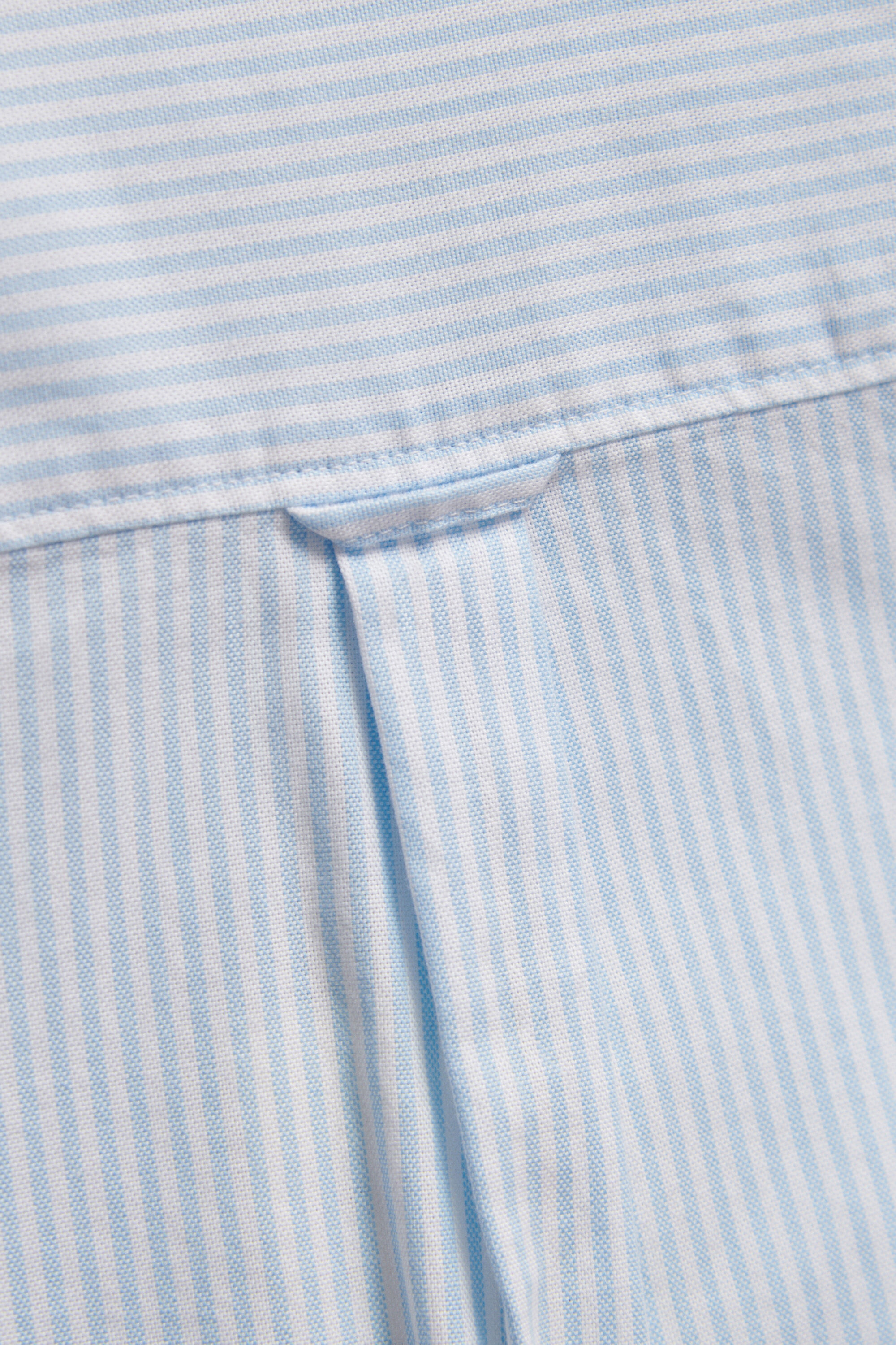 Chemise en coton Oxford à rayures avec écusson Garçon