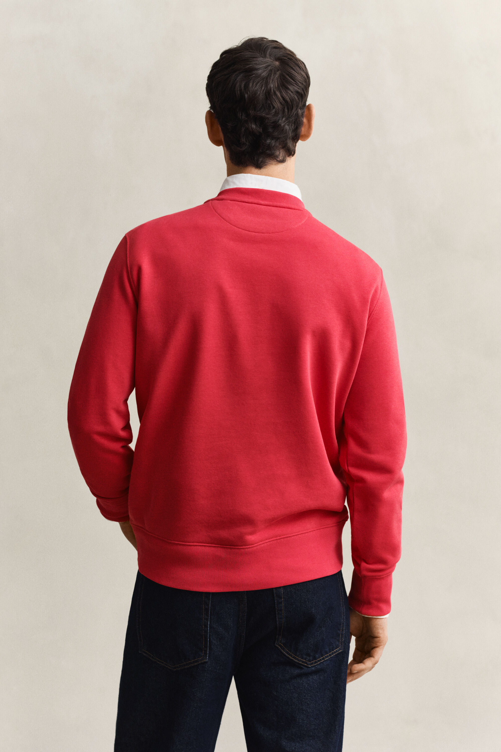 Shield sweatshirt met ronde hals