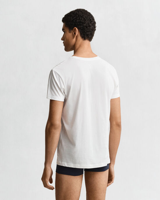 Set van twee T-shirts met ronde hals