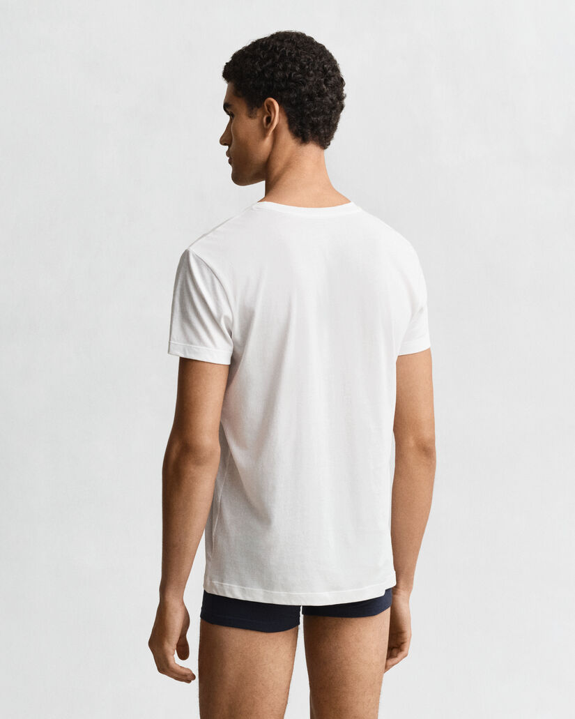 Set van twee T-shirts met ronde hals