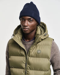 Gebreide beanie van fijne wol