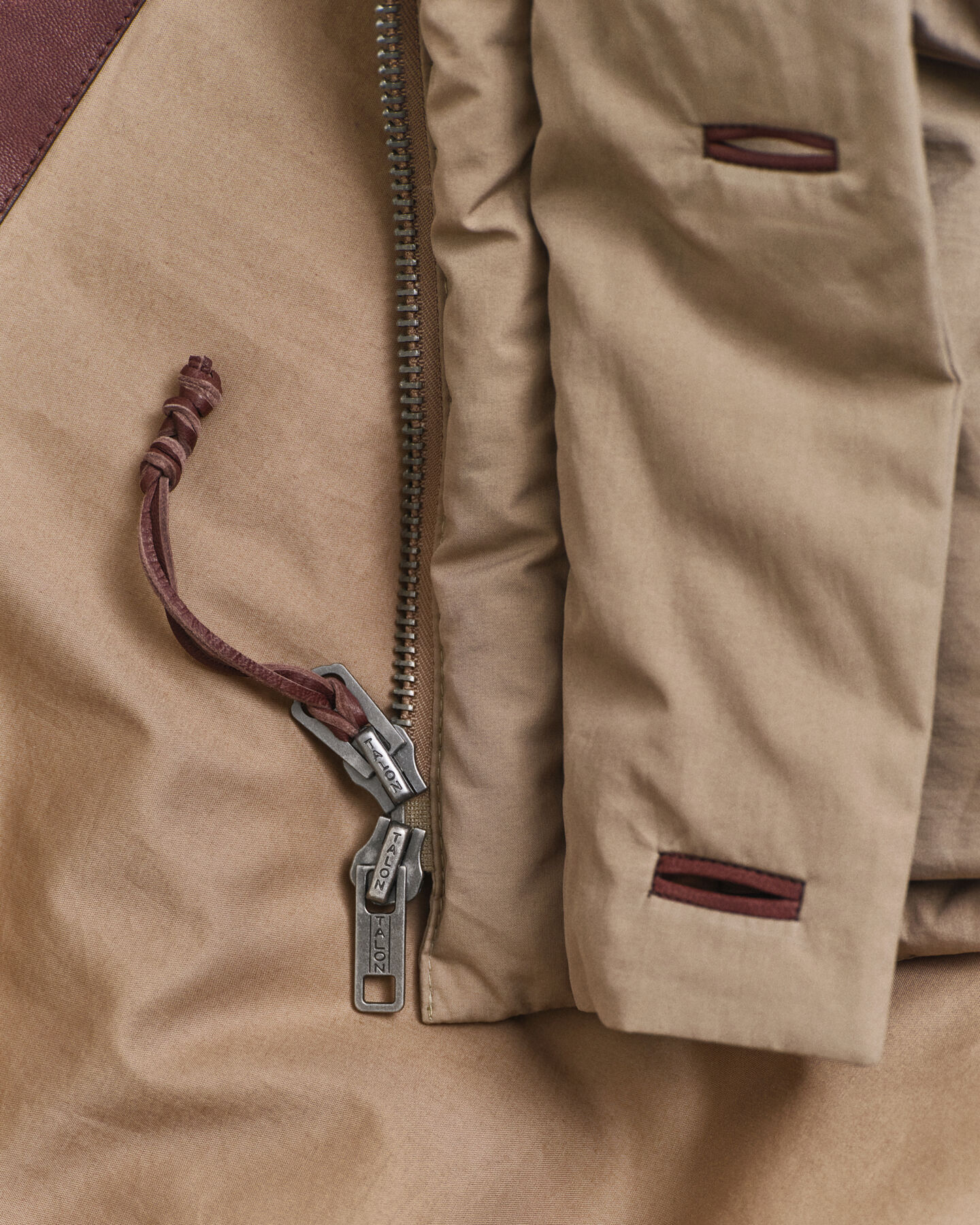 Parka en duvet d'oie et coton