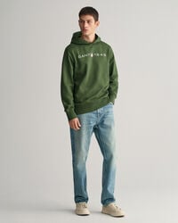 Sweat &agrave; capuche &agrave; logo imprim&eacute;