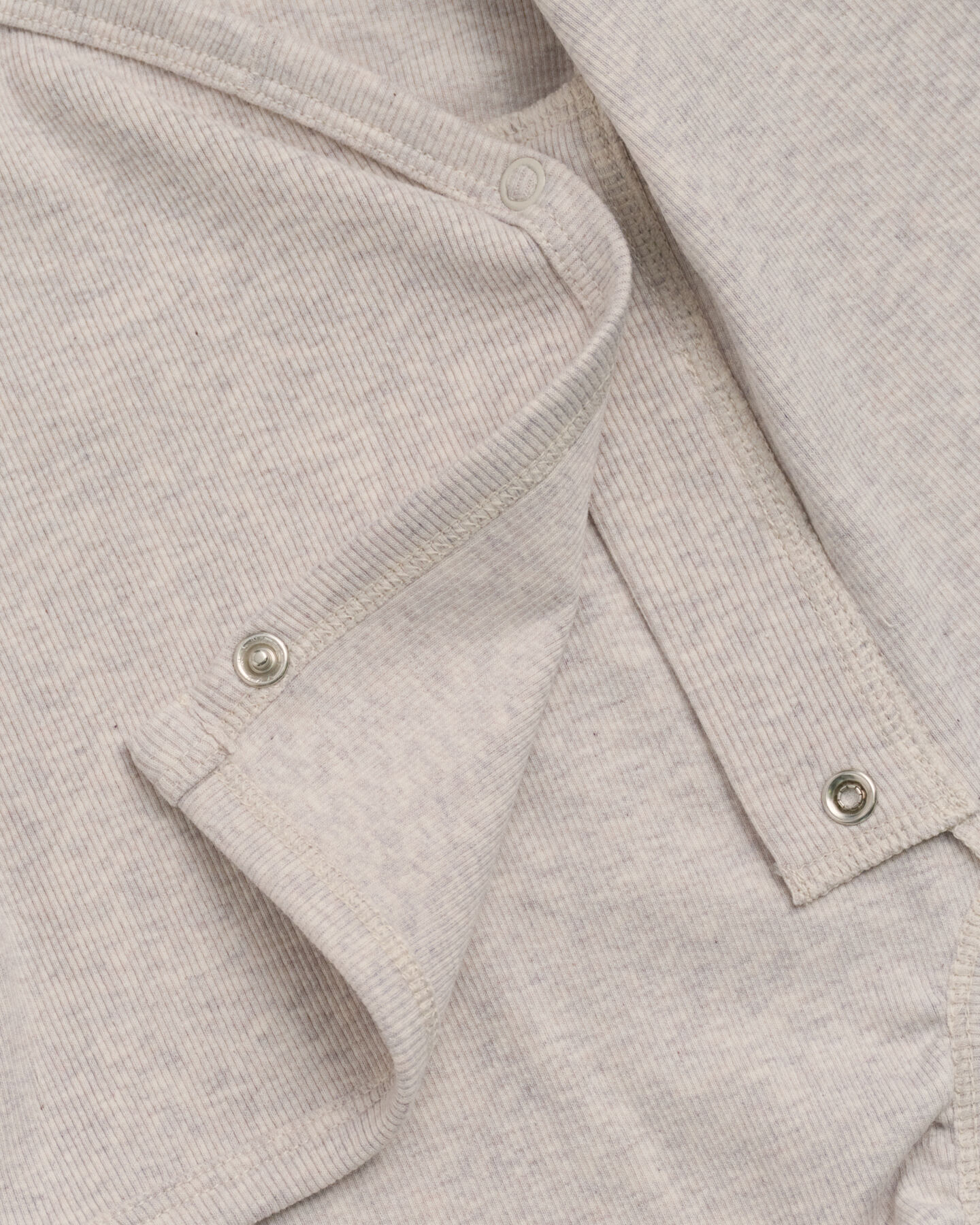 Baby Shield geribde overslagromper