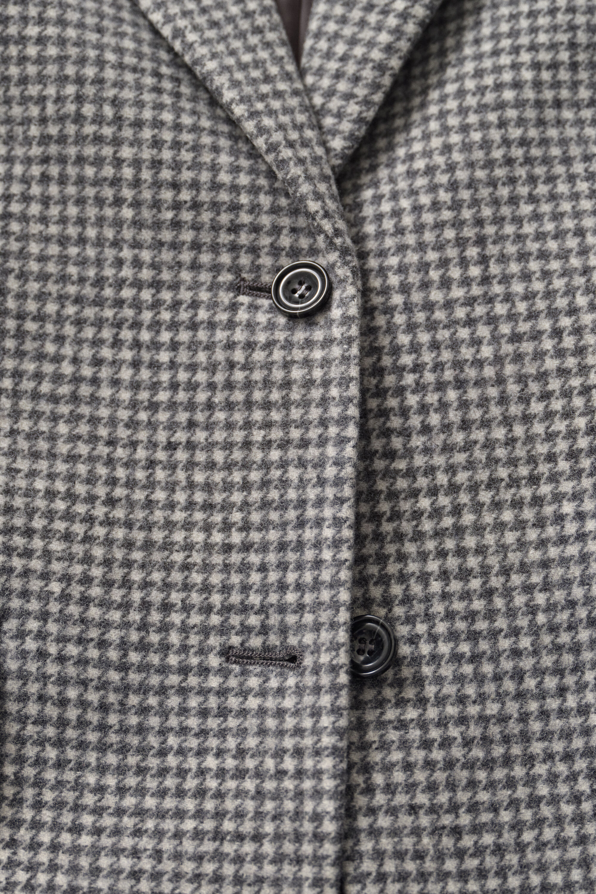 Veste blazer à motif pied-de-poule