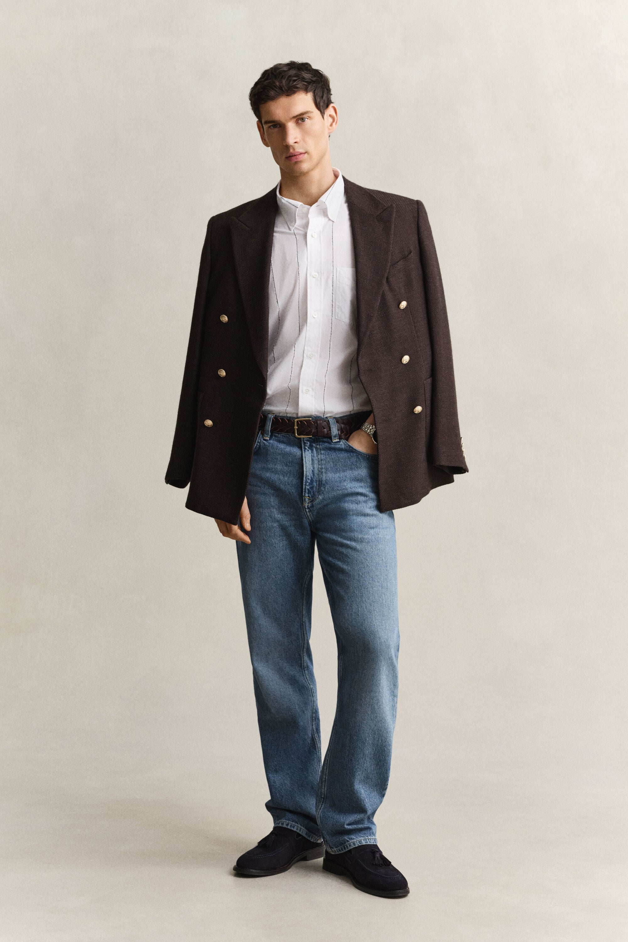 Chemise chenille texturée