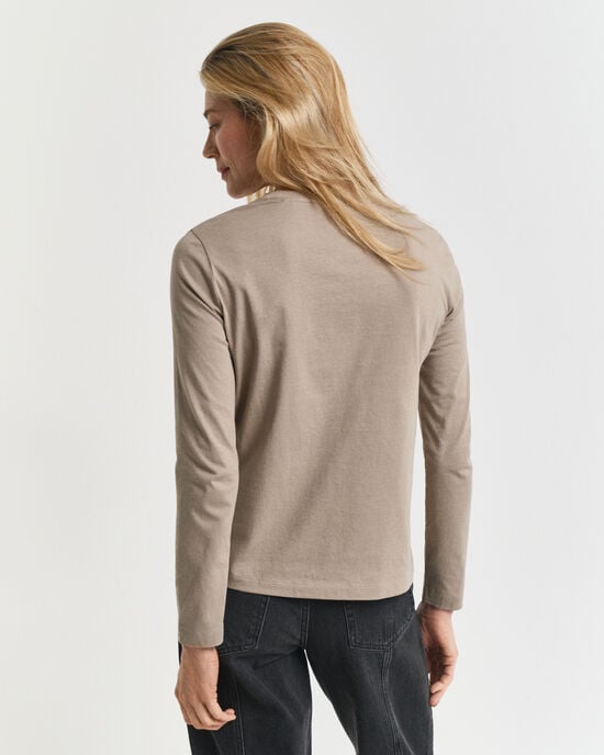 Shield T-shirt met lange mouwen