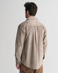 Regular Fit overshirt van corduroy