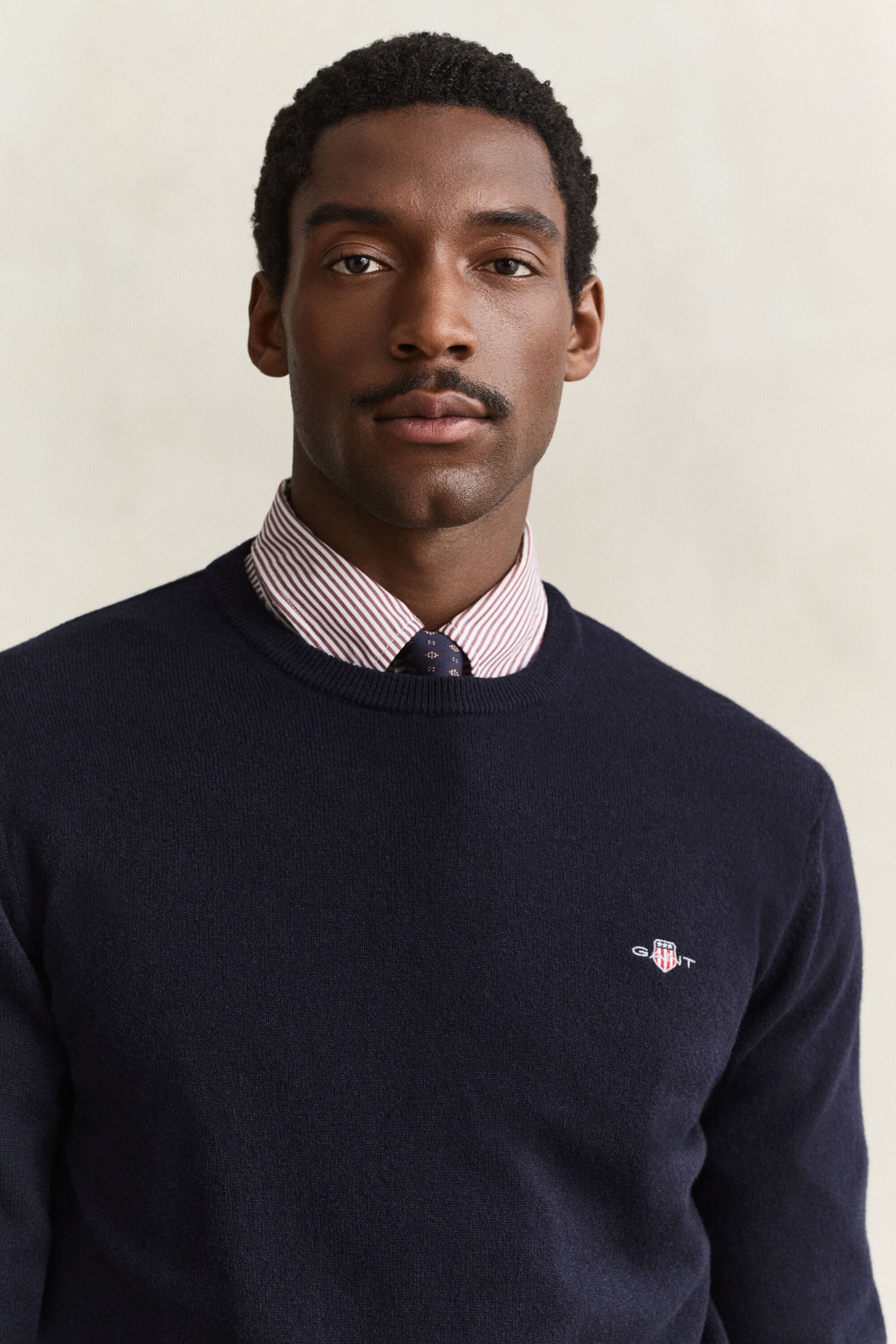 Pull col rond en laine d’agneau