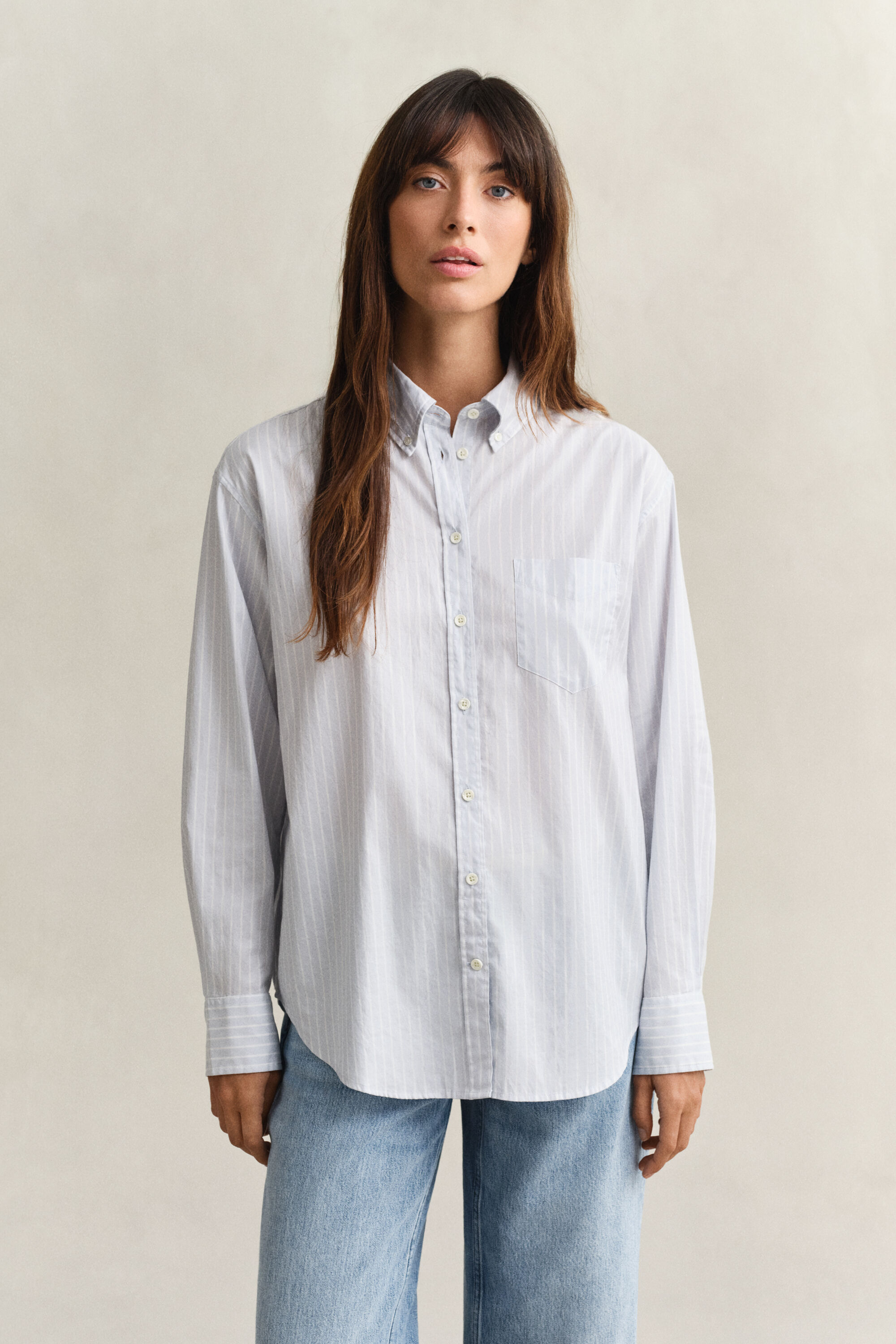 Luxury Oxford-overhemd met strepen