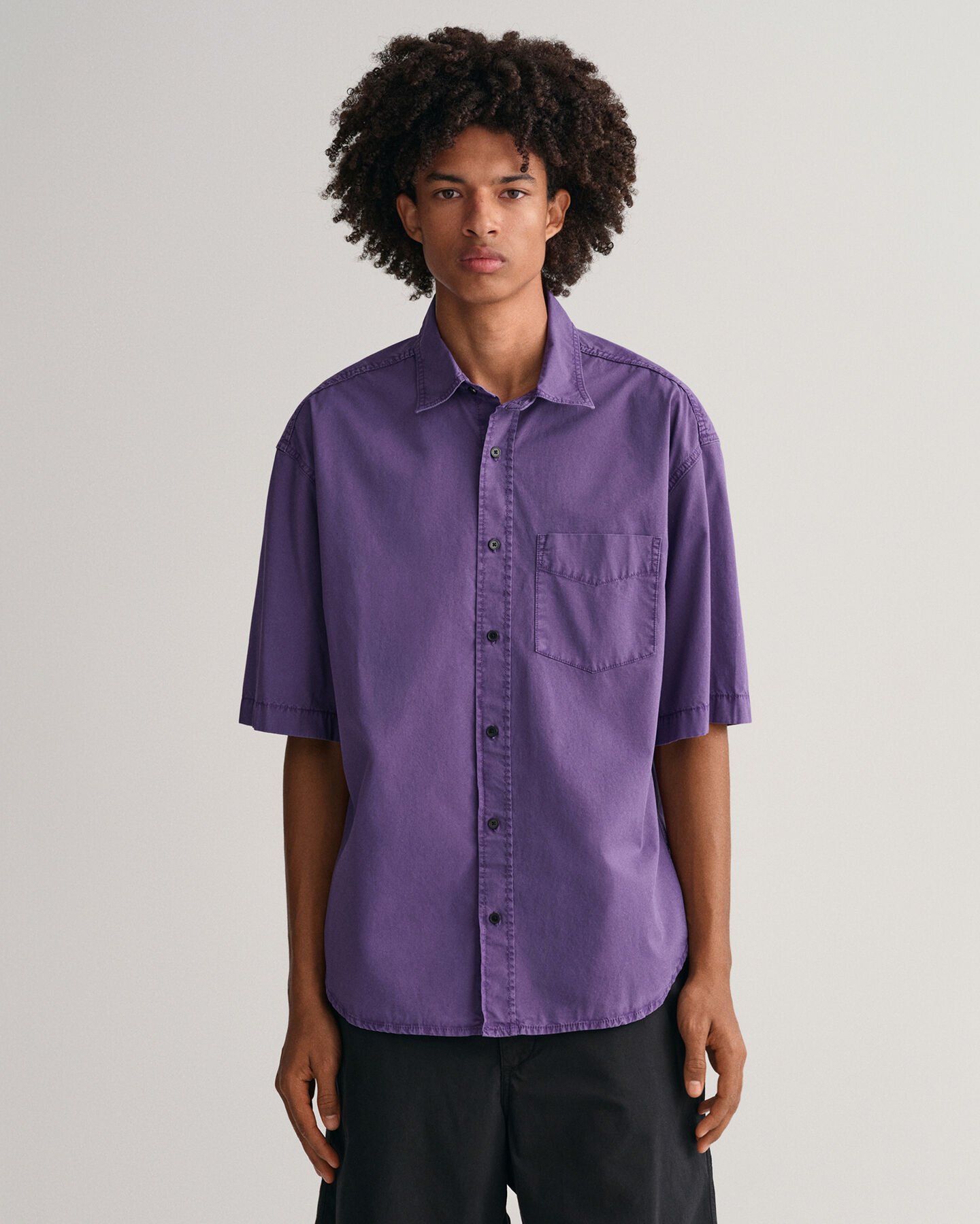 Chemise &agrave; manches courtes oversize Sunfaded