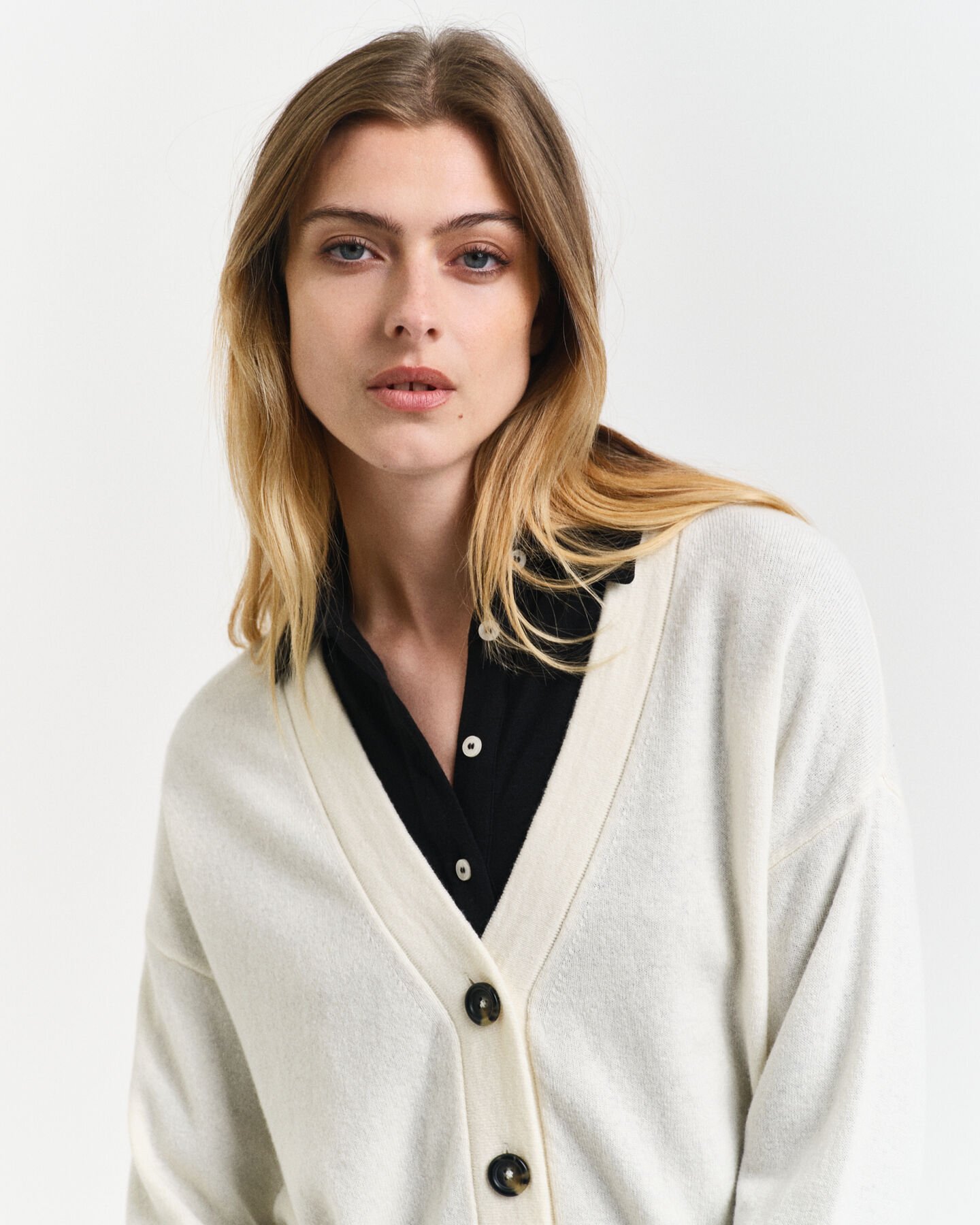Cardigan en laine d'agneau ultrafine